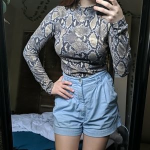 Sexy Snake print shirt